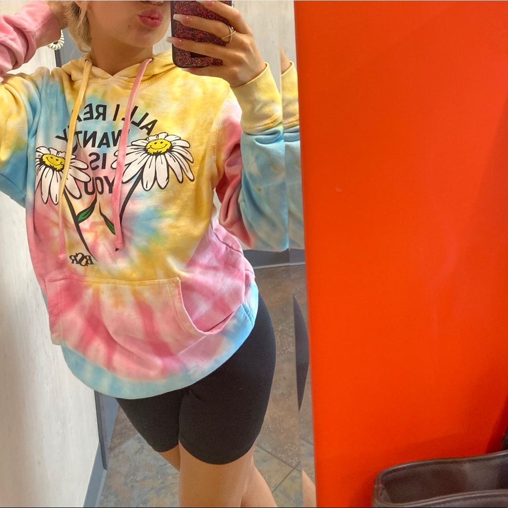 tie dye sweater